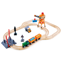 Hape Crossing & Crane Set