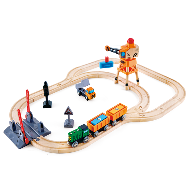 Hape Crossing & Crane Set