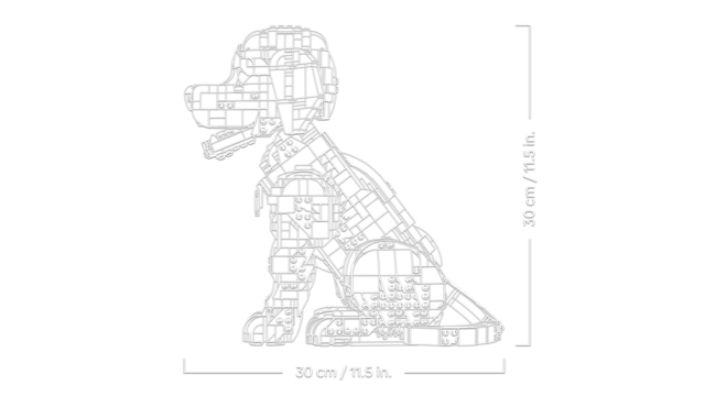 LEGO Icons Golden Retriever Puppy 11384