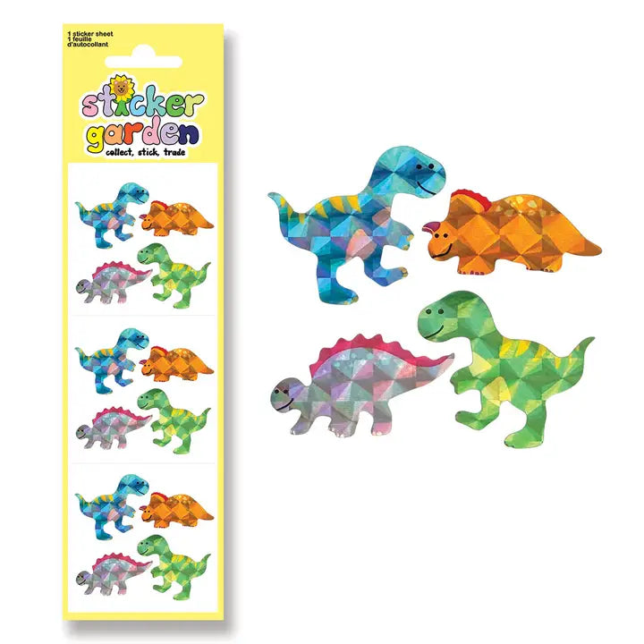 My Sticker Garden Prism Dinosaurs