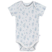 Just Born Kimono Bodysuit- 3 Pack - Blue- 6-9M