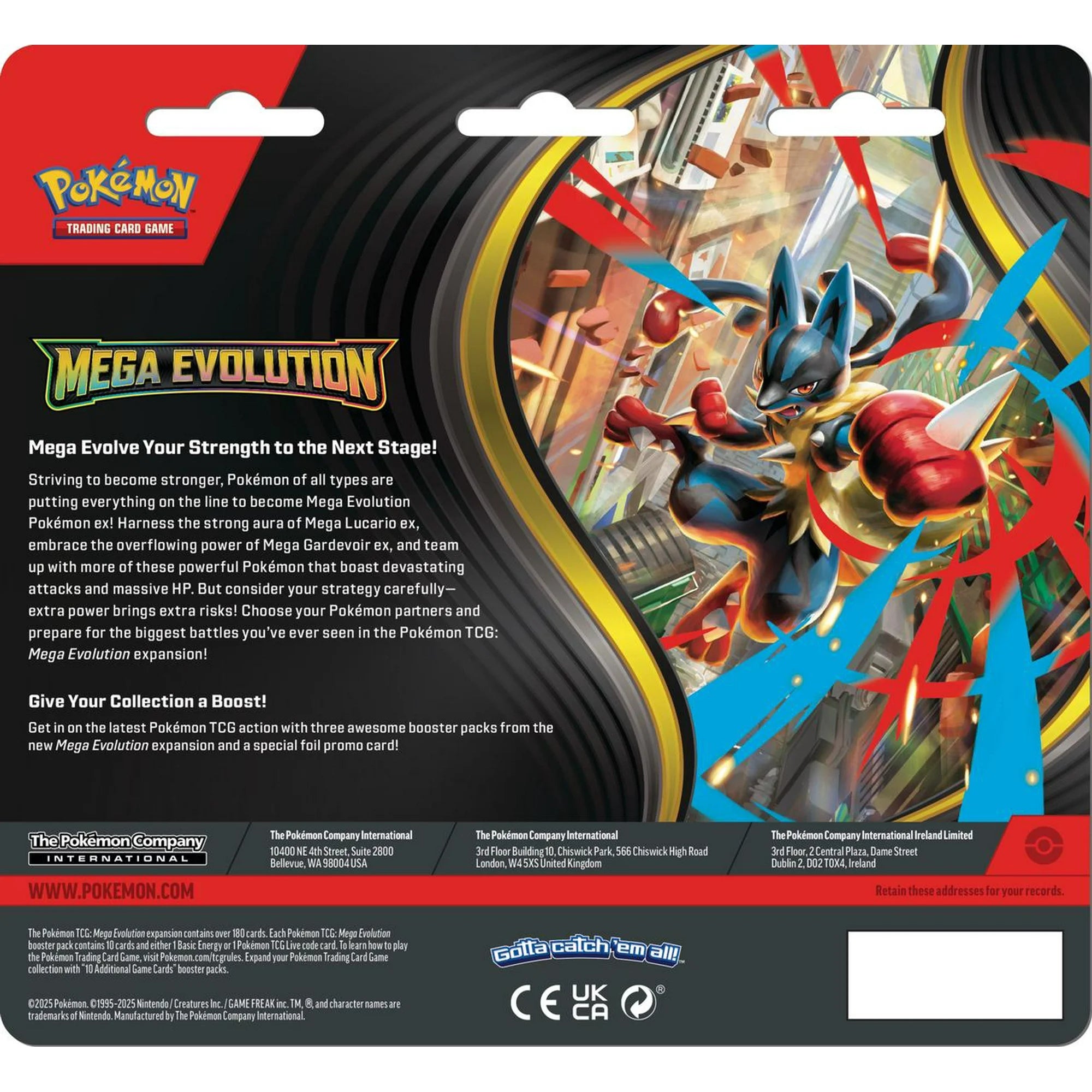 Pokemon Mega Evolution 3 Pack Blister