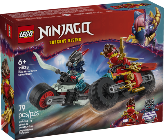 Lego Ninjago Kai's Motorcycle Speed Racer 71838