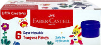 Faber-Castell Little Creatives Super Washable Tempera Paints 6CT
