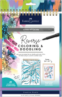 Faber-Castell Reverse Colouring & Doodling Brights Edition