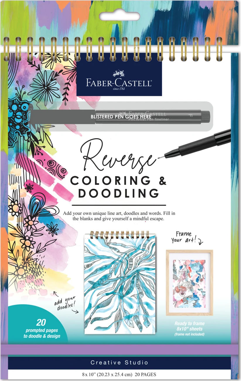 Faber-Castell Reverse Colouring & Doodling Brights Edition