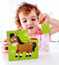 Hape Farm Animal Block Puzzle