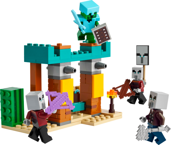 Lego Minecraft The Illager Desert Patrol 21267