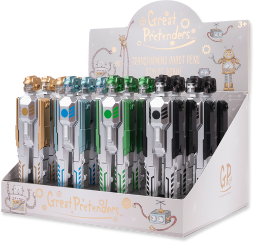 Great Pretenders Tremendous Transforming Robot Pens  Assorted