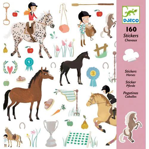 Djeco 160 Horse Stickers