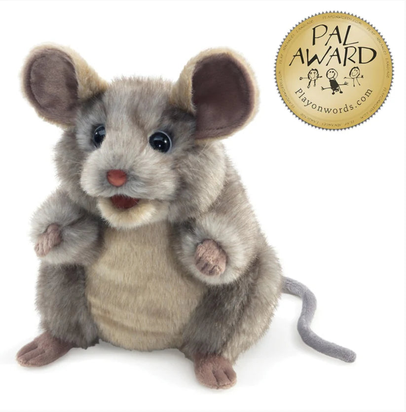 Folkmanis Grey Mouse Puppet