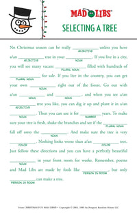 Christmas Fun Mad Libs Deluxe Stocking Stuffer Edition