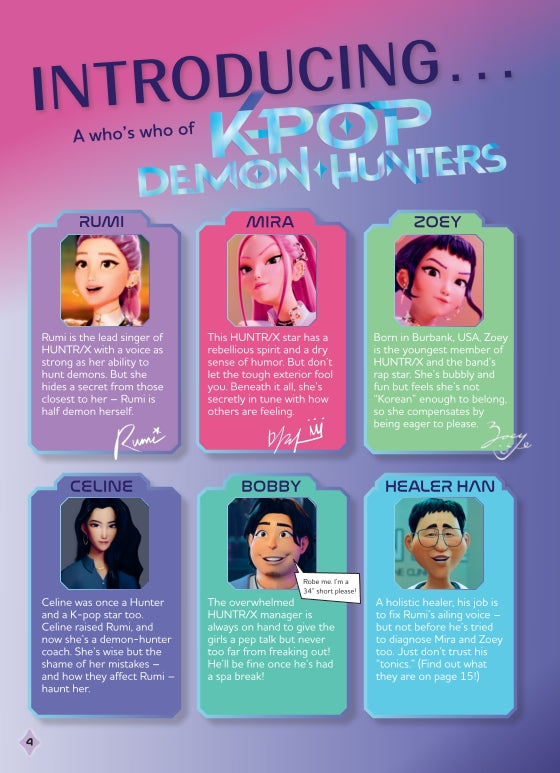 KPop Demon Hunters Official Fan Book