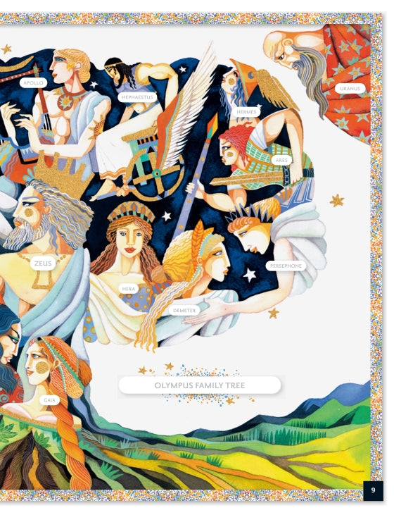 Treasury of Greek Mythology Classic Stories of Gods, Goddesses, Heroes & Monsters - Donna Jo Napoli and National Geographic Kids