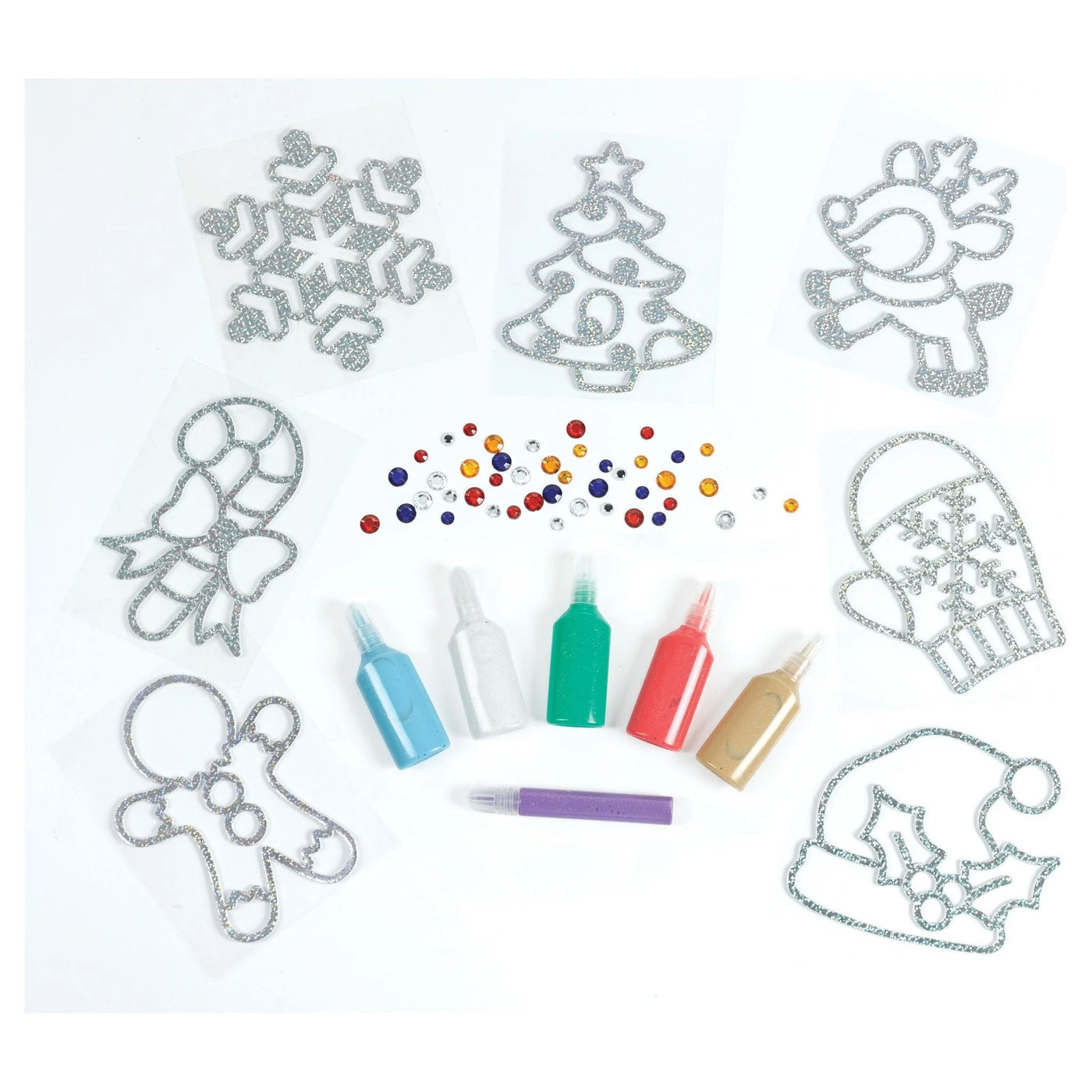 Creativity For Kids Holiday Easy Sparkle Window Art