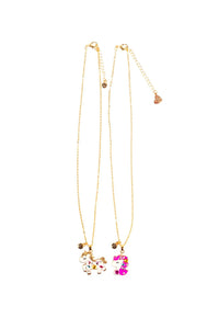 Great Pretenders Bejewelled Unicorns Tear & Share Necklace