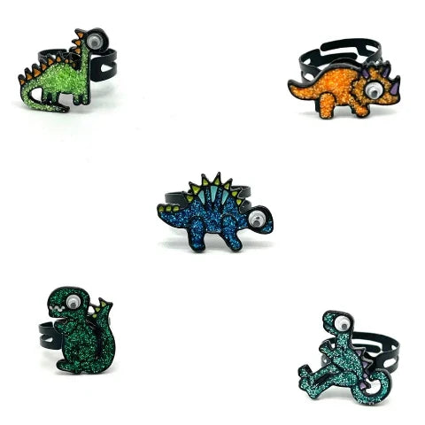Great Pretenders Dinosaur Spinner Fidget Rings