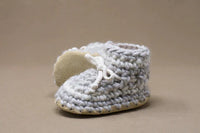 Padraig Cottage Grey Stripe Slippers