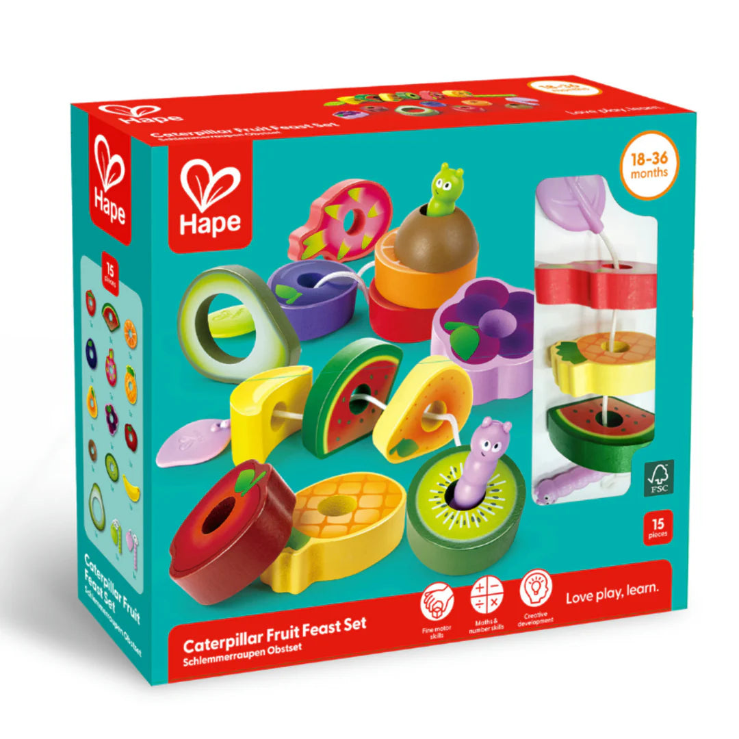 Hape Caterpillar Fruit Feast Set