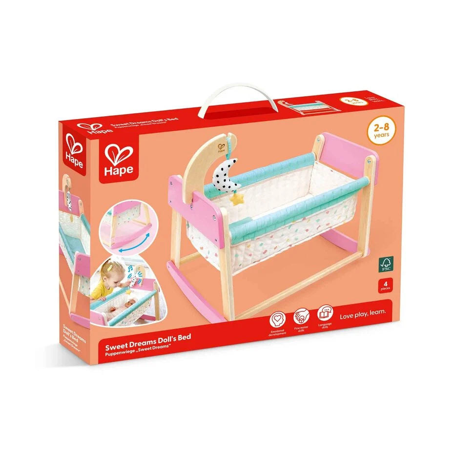 Hape Sweet Dreams Doll Bed