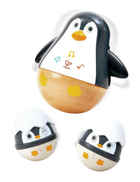 Hape Wobbling Penguin Family