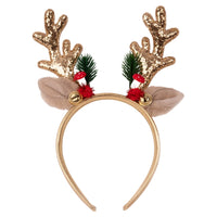 Great Pretenders 🍁Holiday Rudolph Headband Gold