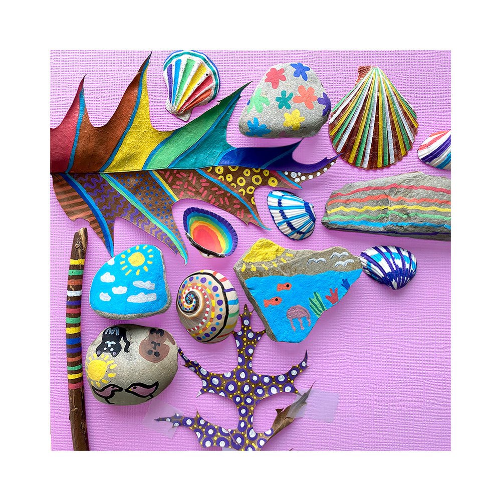 Bright Stripes 12 Acrylic Paint Markers