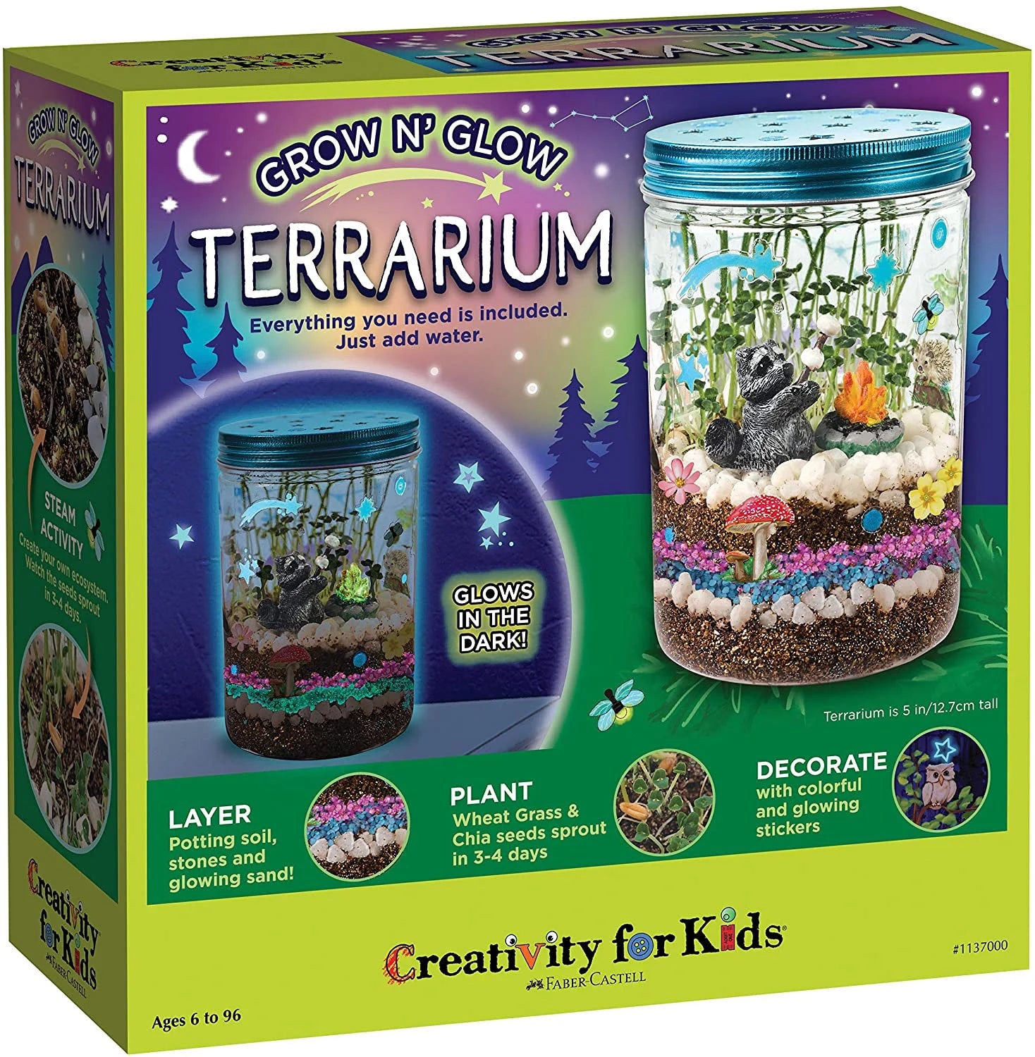 Creativity For Kids Glow N Grow Terrarium