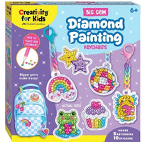 Creativity For Kids Big Gem Diamond Painting Keychains