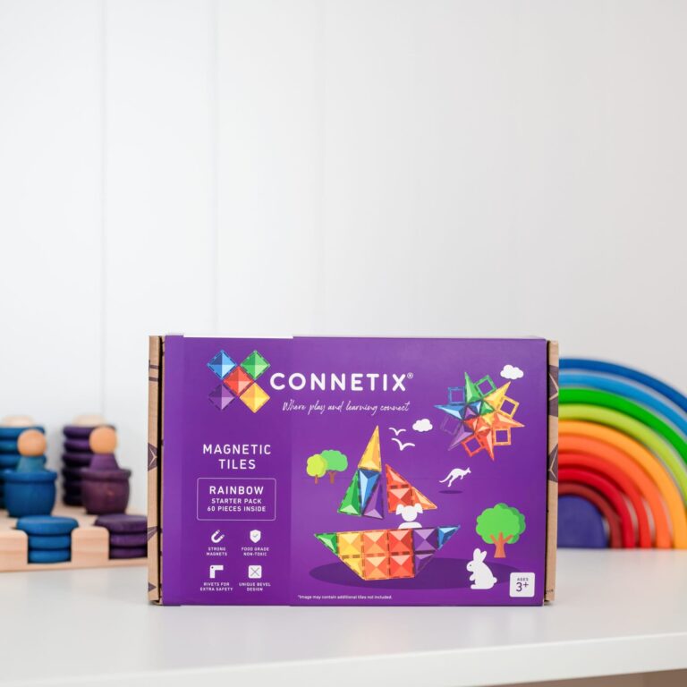 CONNETIX Rainbow Starter Pack, 60 Pieces