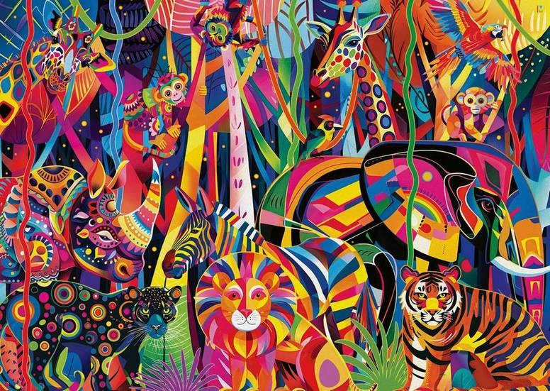 Ravensburger Jeweled Jungle 500 Piece