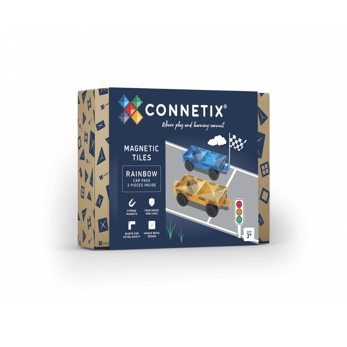 CONNETIX Rainbow Car Pack 2 Pack