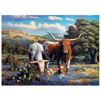 Ravensburger Loving Longhorns 500 Piece