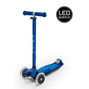 Micro Blue Maxi Deluxe LED Kickboard