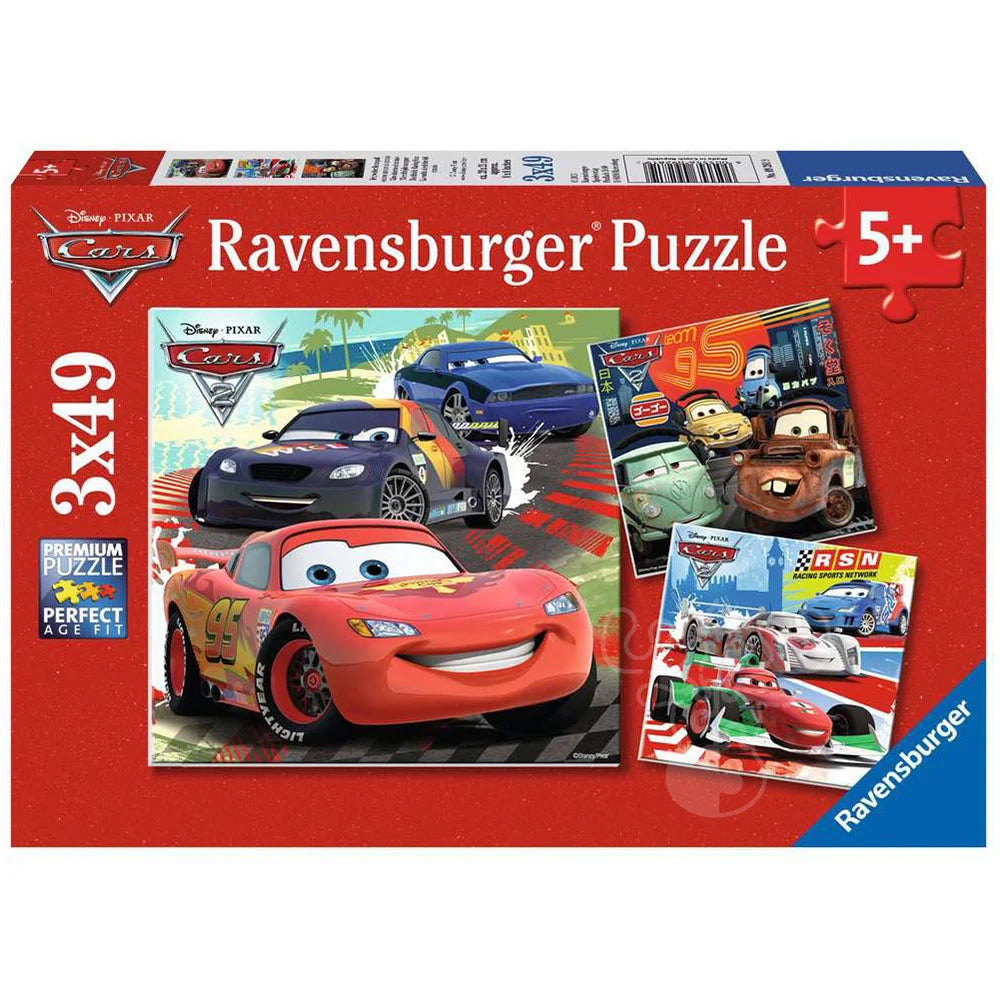 Ravensburger Cars: Worldwide Racing Fun 3x40 Piece