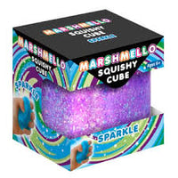 Zorbitz Marshmello Squishy Sparkle Cube