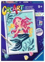 CreArt Enchanting Mermaid With Glitter