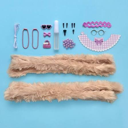 Bright Stripes DIY Chenille Cuties- Beary Sweet