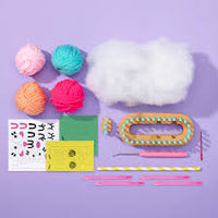 Bright Stripes Nimble Knitter - Squishee Stuffies