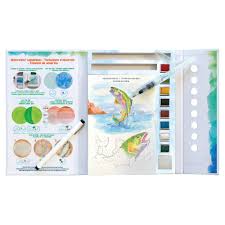 Bright Stripes Watercolour Journal Fauna