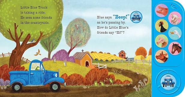 What Do You Say, Little Blue Truck? (sound book)