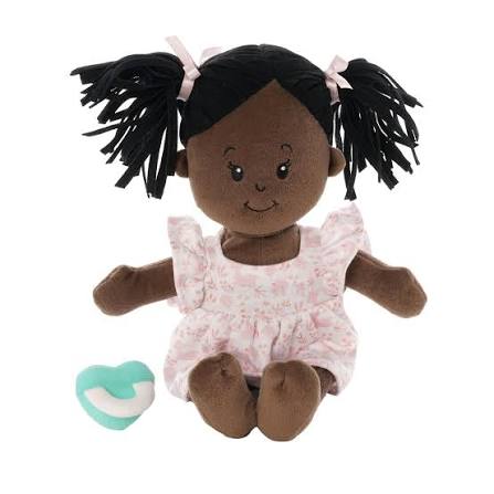 Love, Stella Brown with Black Pigtails Doll 12.5"