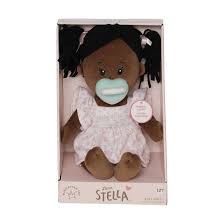 Love, Stella Brown with Black Pigtails Doll 12.5"
