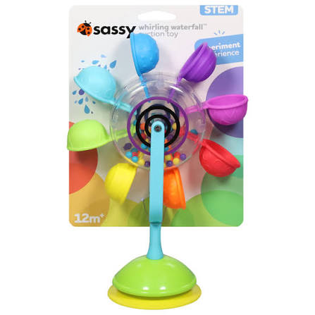 Sassy Baby Whirling Waterfall Sensory Suction Toy 10mths+