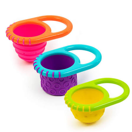 Sassy Baby 3PC Flex & Fill Cups 6mths+