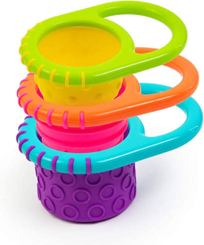 Sassy Baby 3PC Flex & Fill Cups 6mths+