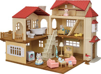 Calico Critters Red Roof Country Home Secret Attic Playroom Gift Set
