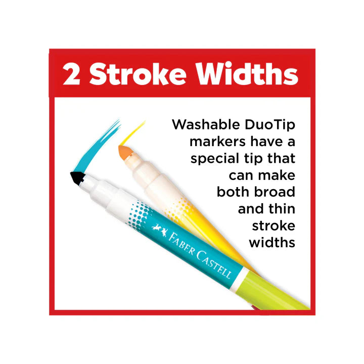 Faber-Castell 24 Duo Tip Marker