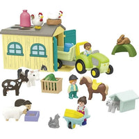 Playmobil Junior Farm Adventure With Tractor 71656