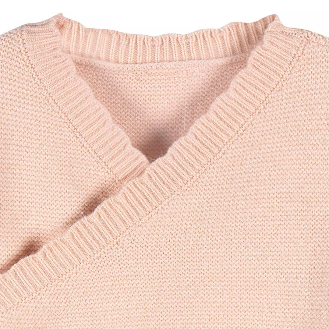 Just Born 2 Piece Scalloped Sweater - Pink - 6-9 Months